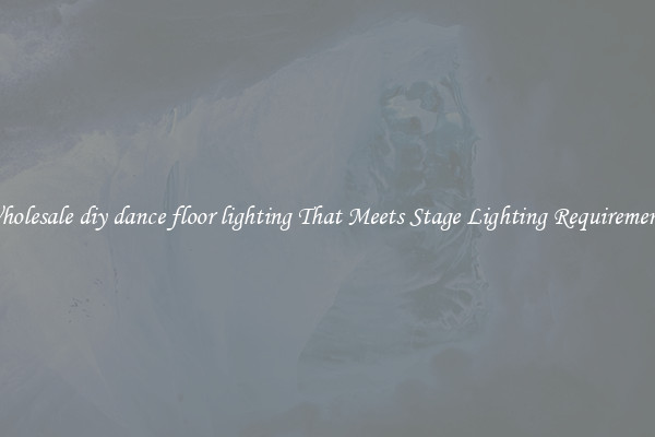 Wholesale diy dance floor lighting That Meets Stage Lighting Requirements
