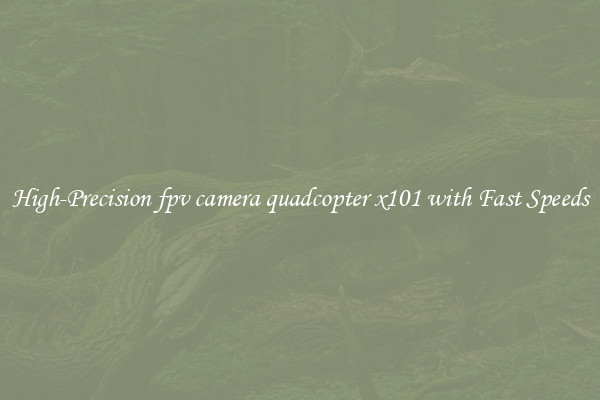 High-Precision fpv camera quadcopter x101 with Fast Speeds