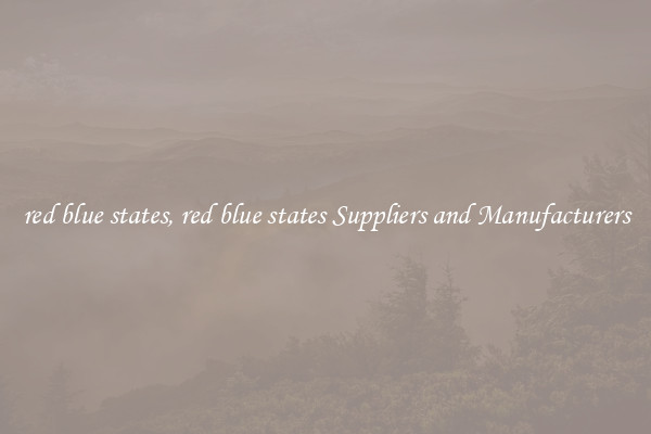 red blue states, red blue states Suppliers and Manufacturers